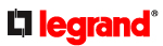 Legrand company logo with red text